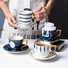 Cups Cups 200ml Latest Design Janpan Handpaint Gift Sets Custom Logo Embossed Ceramic Mug Coffee Tea Cups And Mugs