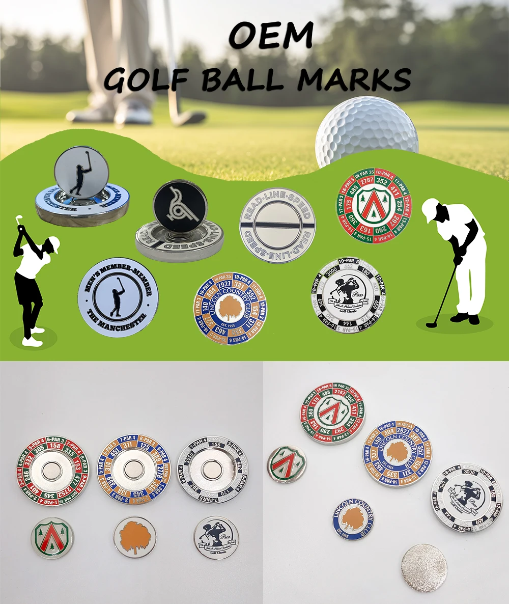 Golf Marker Clip 3d Coin