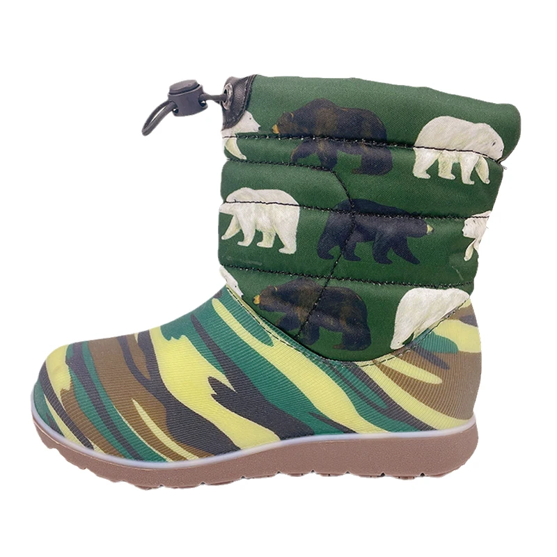 Botas De Nieve De Diseño De Camuflaje Para Niños,Botas Antideslizantes Para  Caminar Con Zapatos De Neopreno Para Invierno - Buy Impermeable Sintético  Superior Botas Zapatos,Zapatos Ortopédicos Para Niños,Botas De Nieve  Adornos De