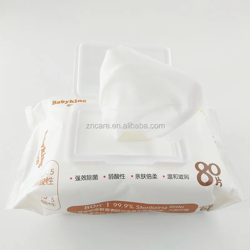 Customized Spunlace Material Disinfection Hygiene Aloe Vera Baby Cleaning Wet Wipes Disposable Comfortable Newborn Wipes