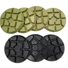 4 Diamond 4 Inch 100mm Diamond And Resin Polishing Pads For Concrete Floor From Factory