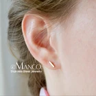 Stud Earrings Hot Selling Gold Stainless Steel Stud Earrings Classic Bar Women Minimalist Earrings Custom