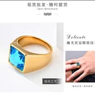 Gold Ring Plated Rings 24k Gold Plating Gematone Ring With Gold Plated Rings With Siliver Plating