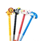 Pencil Designer Pencils Promotional Pencil With Animal Eraser On Top For Kids Pencil With Eraser Toppers