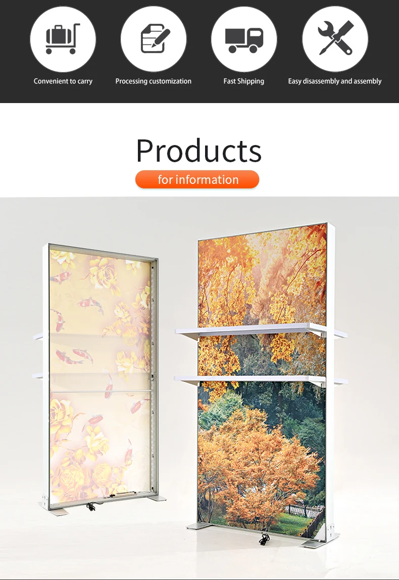 Two Side Backlit SEG Trade Show Wall Displays LED Light Box H225cc2bb015a4ba9945de07a239f6ab1r
