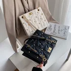 Women's Bag Handbag Women Wholesale Modern Women's Small Square Bag With Rivet Ringer Chain Fashion Ladies Purse Handbag