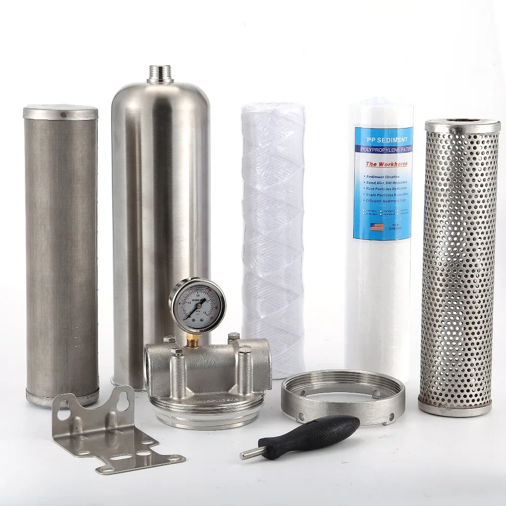 Stainless Steel Filter Housing Pre Filtration System Industrial Use