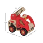 Wooden Toy Education Wood Toy Educational Wooden Colorful Mini Car Toy Education Wooden Toy For Children