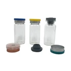 Glass Vial Cap 10ml Sterile Liquid Medicine Glass Vial For Injection With Aluminum Plastic Cap