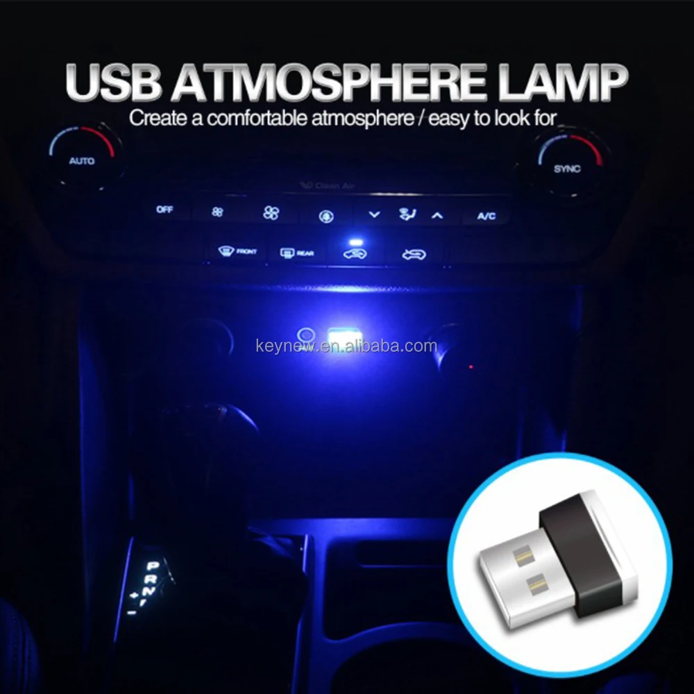 Mini Usb Light Led Modeling Car Ambient Light Neon Interior Light Buy