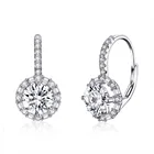 Silver Drop Earring SCE508 Dazzling Cubic Zirconia Women Jewelry 925 Sterling Silver Wedding Drop Earring