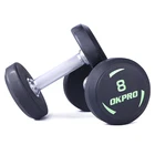 Gym Equipment Dumbbell Gym Equipment Urethane PU Rubber Dumbbell