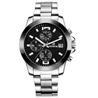 White Watches Sport Outdoor Office Luxury Black White Blue Luxury Stainless Steel Men Watches