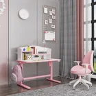 New Large Storage Students Children Furniture Study Desk Smart Adjustable Height Kids' Tables