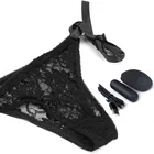 Sexy Sex Lace Panties Sexy Remote Control Mini Wearable Vibrator Underwear Sexy Lingerie Sex Toys For Ladies