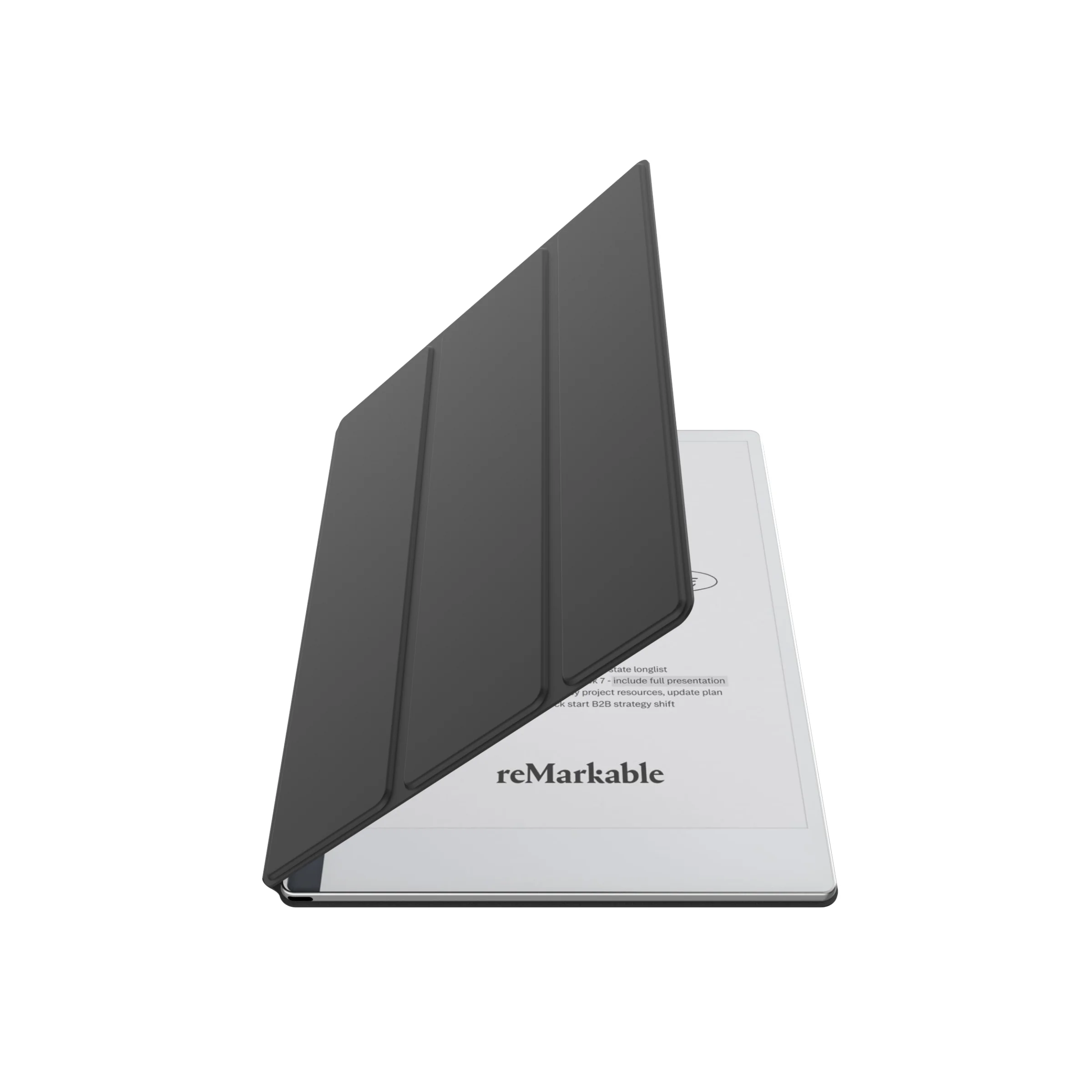 product premium pu leather case for remarkable 2 tablet 103 2020 folder design slim hard shell with pen holderblack leather-9