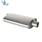 Exhaust High Performance Oval Stainless Steel Exhaust Muffler Flow-sound Muffler