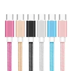 Phone Charging Cable Bulk Sale 1M Phone Accesories Data Charging Cable Nylon Cable For Type-c