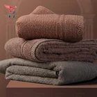 Jacquard Towel Jacquard New Cotton Towels 2021 New Arrive 480GSM Grey Jacquard Border 100% Cotton Terry Towel