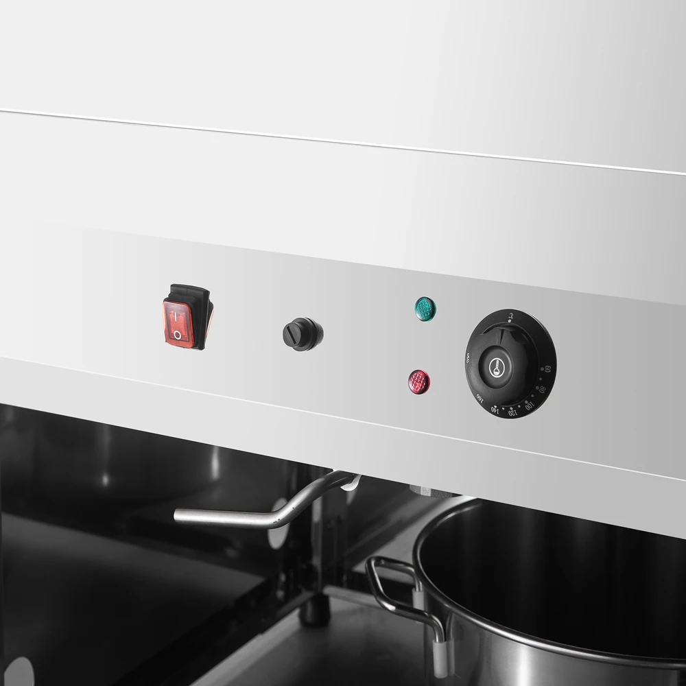 Chinese Manufacturer Timing Stainless Steel Professional Best Choice in Stock Commercial Deep Fryer