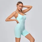Elastic Womens New Arrivals 1 Piece High Elastic Seamless Yoga Set V-Neck Yoga Rompers Womens Jumpsuit