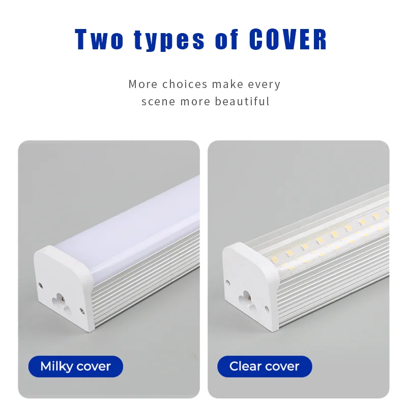 product industrial integrated 20 pack white 120cm 600cm linkable aluminum led linear light tubes-1