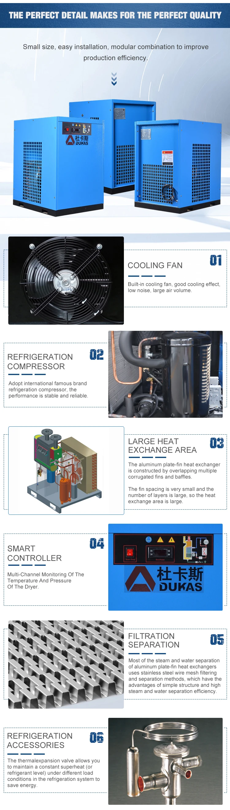 Air Compressor, M3/Min, 220V, 1Nm³ - detail 10