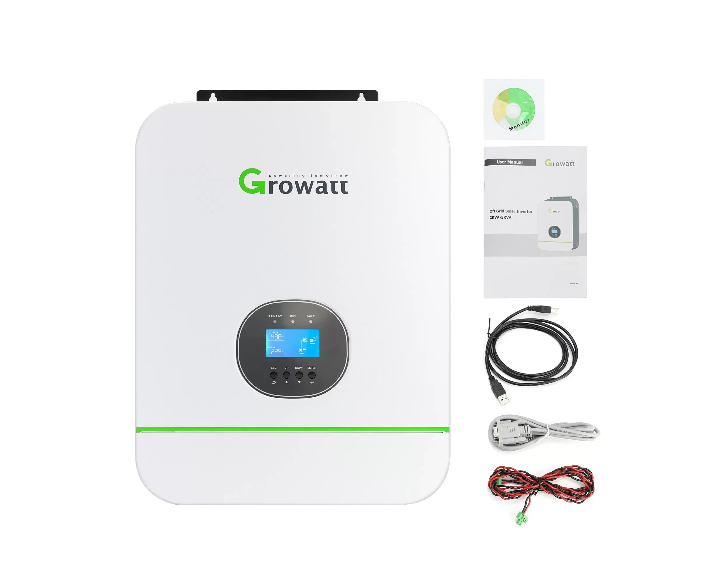 Growatt Mppt Off Grid Inverter 5kw Home Pv Power Inverter Spf 5000tl