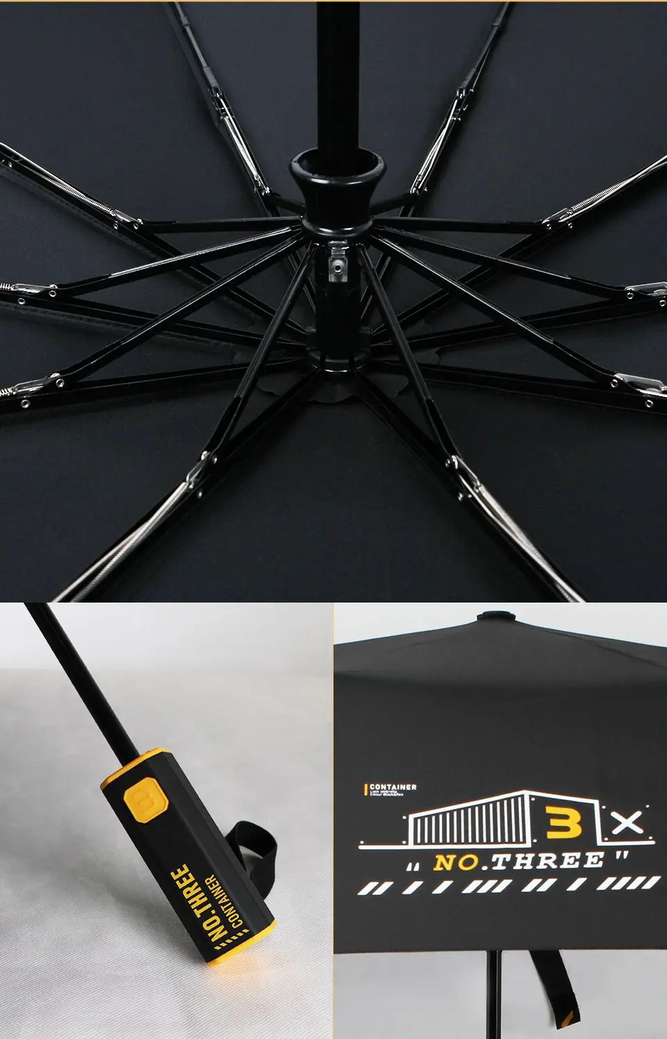 Promotional Wholesale paraguas logo custom travel windproof rain suntan folding three folding compact automatic umbrella