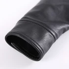 Jacket Leather Women Hot Selling Recycle Polyester Warm Black Lady Short Jacket Winter Leather Jacket For Women