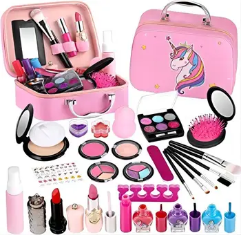 MI 2024 Safe & No Toxic Washable Real Cosmetic Birthday Gift For Girls Toys  Makeup Kit Children Baby's Makeup Set For Kid