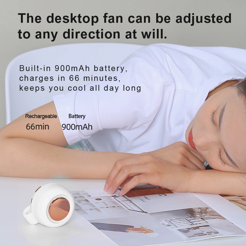 Mini Fan, 360, Portable - detail 14