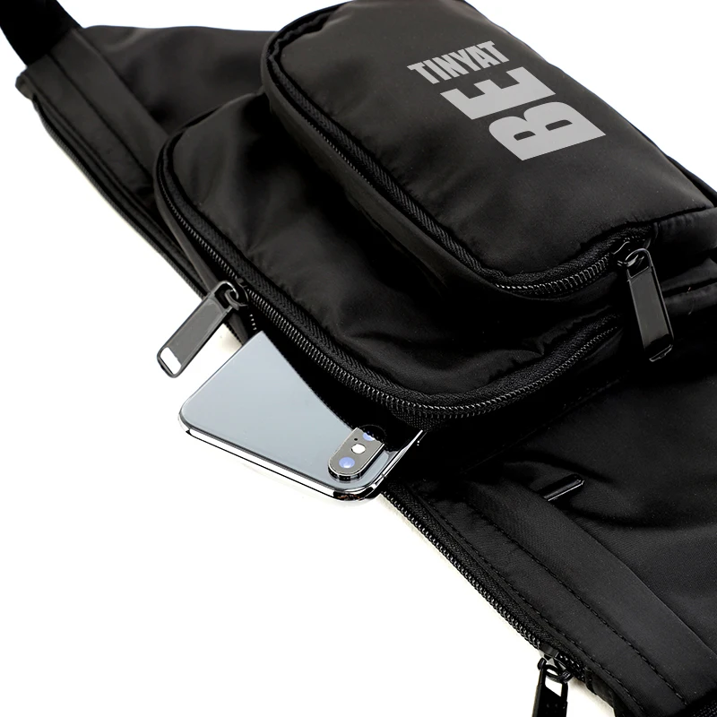 High Quality Unisex Polyester Sports Belt Bag for Men Women Outdoor Cycling Camping Sports Fashionable Chest Waist Bag details