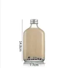 Glass Bottles 200ml Clear Empty Drinks Glass Bottles Beverage Bottles