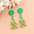 Earring ERS333ER1344 Factory Direct Sale Christmas Tree Ornament Safety Keychain Set Drop Earring