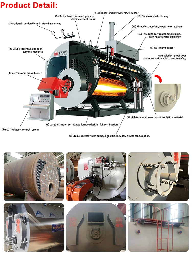 Conditioning Heating System Boiler, 350Kw, 700Kw - detail 18