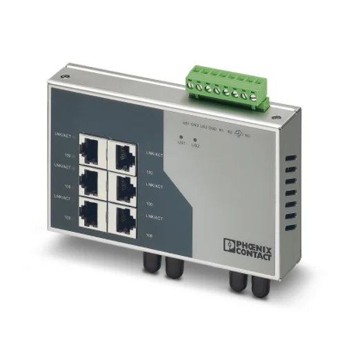 PHOENIX CONTACT  Industrial Ethernet Switch - FL SWITCH SF 6TX/2FX ST  100% original