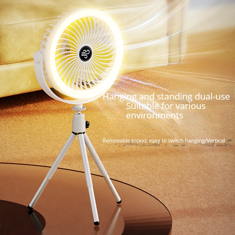 Multifunctional Outdoor Rechargeable Small Mosquito Repellent Ceiling Fan For Tent