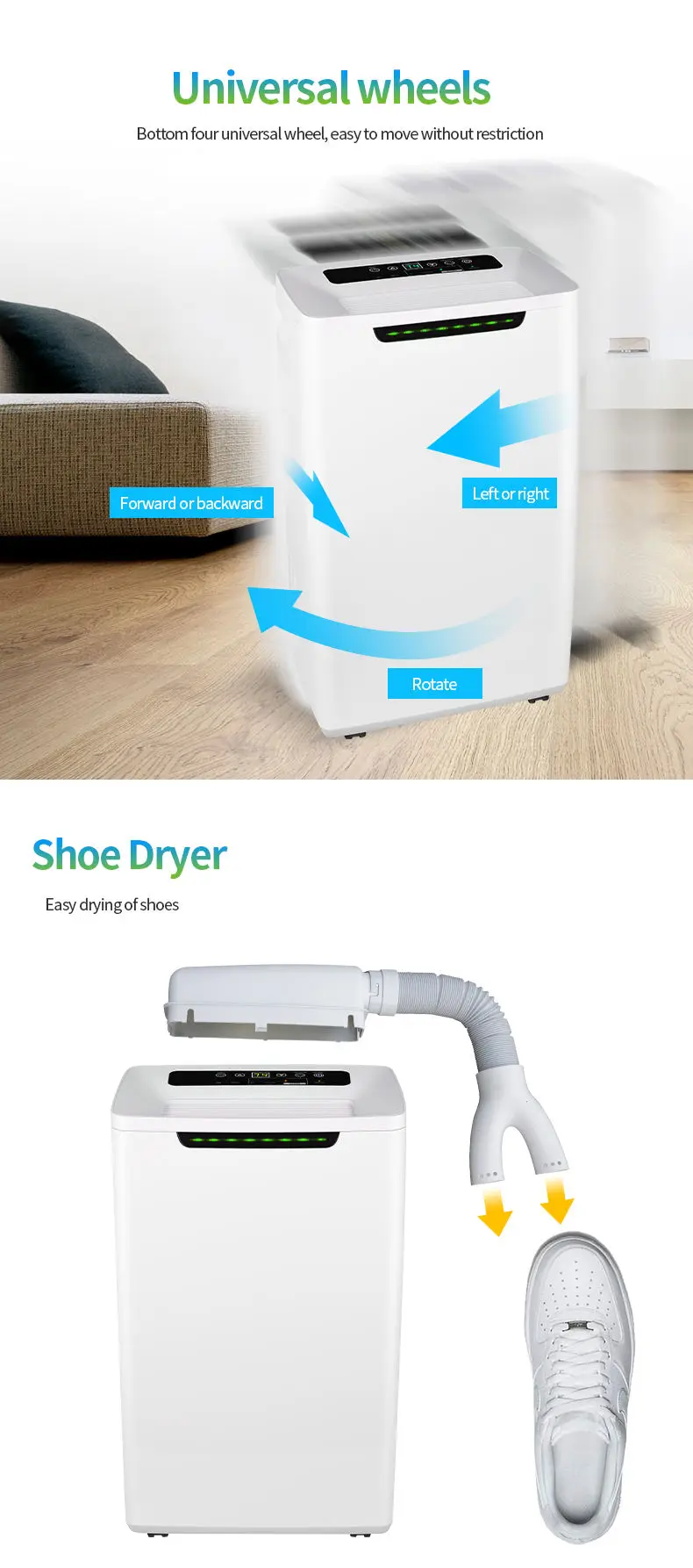 Small Personal Home Dehumidifier, 20l, 240 - detail 12