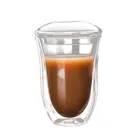 High Turkish Cups Hot Sale High Borosilicate Glass Mug Turkish Style Double - Walled Glass Cup With Glass Lid