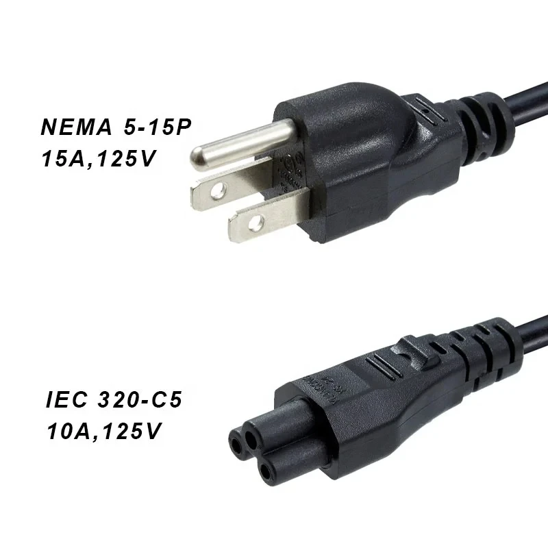 Pse Certified Japanese Pin Power Cord Plug With M Jet Mains Cable