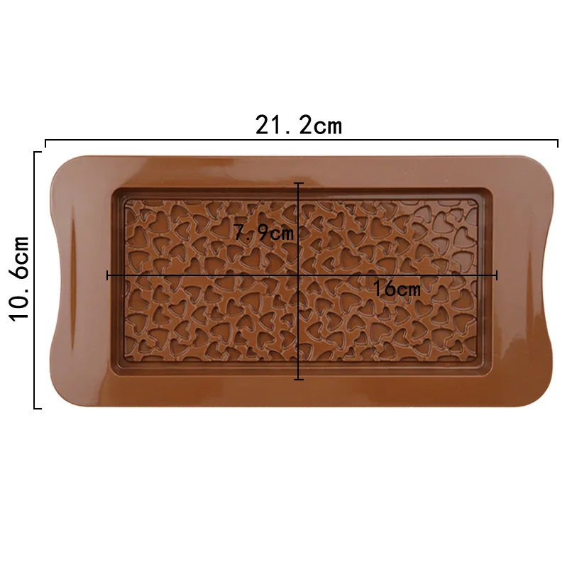 Love-shaped Silicone Mold, Handmade DIY Chocolate Mold Making Tool, for Resin Mold Baking manufacture