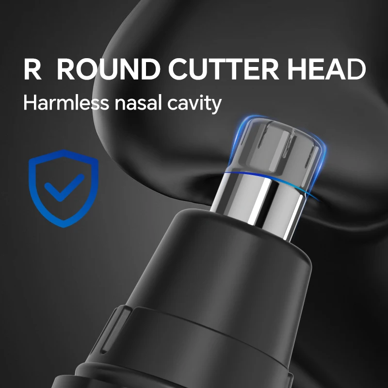 Portable Rechargeable Electric Push Shear Durable Plastic Four-in-One Nose Hair Trimmer Set for Home Salon Car RV Garage Use factory