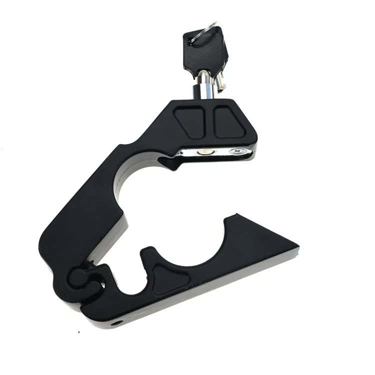 Durable Blue Aluminum Alloy Motorcycle Brake Lock Anti-Theft Heavy Duty Security Device 390g for Motocross Mopeds Scooters ATVs