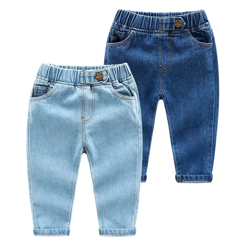 Custom 2024 New Boys Jeans 4-8 Years Old Boys Children's Pants Casual Denim Jeans Unisex Long Pants