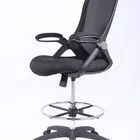 Drafting Desk Chair Drafting Swivel Mesh Chair Home Office Desk With Chrome Footring