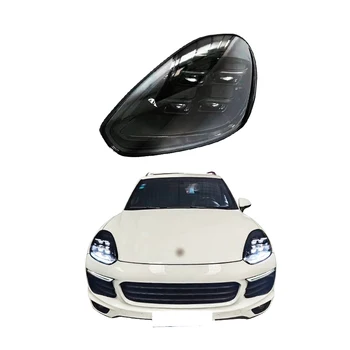 for Porsche Cayenne 2015-2017 958.2 high quality LED headlights upgrade 2024 Cayenne 9Y0 9YA Plug and play Cayenne car headlight