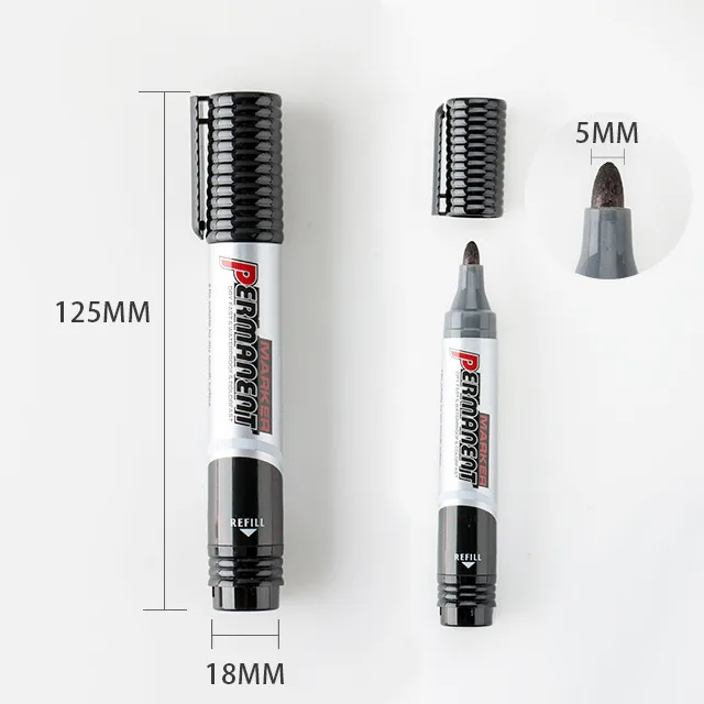 Wholesale Functional Oil Ink Waterproof Jumbo Permanent Markers Pen