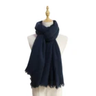 Scarf Custom Winter Autumn Spring Warm Fashionable Dyeing Acrylic Knit Woven Scarf