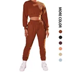 Apparel Workout Fashion 2 Piece Women Apparel Long Sleeve Top And Legging Recycled Gym Set